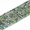 Natural African Turquoise(Jasper) Beads Strands X-G-T064-18-3mm-1