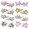 Imitation Leather Snap Hair Clips PW-WG4DE66-01-1