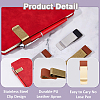 8Pcs 4 Colors Stainless Steel & Iron Pen Clips AJEW-FH0006-40-4