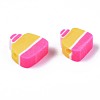 Handmade Polymer Clay Beads CLAY-N011-022-3