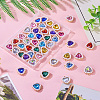 44Pcs 11 Colors Alloy Rhinestone Pendants ALRI-TA0001-27-7
