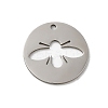 Non-Tarnish 201 Stainless Steel Pendants LS-STAS-E206-02P-01-1