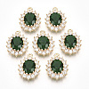 Transparent Faceted Glass Pendants LS-X-GLAA-R212-15C-1