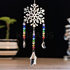 Crystals Chandelier Suncatchers Prisms Chakra Hanging Pendant LS-AJEW-I040-07P-4