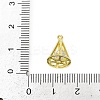 Brass with Clear Cubic Zirconia Pendants LS-KK-L238-32G-3