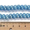 Glazed Porcelain Rondelle Beads PORC-Q001-01F-4