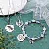 72 Pcs 12 Styles Tibetan Style Alloy Pendants PALLOY-SC0003-31AS-5