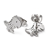 Non-Tarnish 304 Stainless Steel Stud Earrings EJEW-B022-06P-2