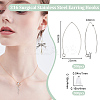 200Pcs 316 Surgical Stainless Steel Earring Hooks STAS-BBC0006-25-2