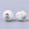 Christmas Opaque Glass Beads LS-EGLA-R113-06B-2