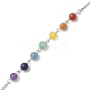 304 Stainless Steel Chain Macrame Pouch Empty Stone Holder Dowsing Pendulums HJEW-JM02327-02-3