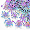 Ion Plating(IP) 304 Stainless Steel Filigree Pendants STAS-R102-01-1