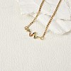 5Pcs Brass Micro Pave Cubic Zirconia Links Connectors ZIRC-SZ0002-80G-5