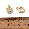 Real 18K Gold Plated Rack Plating Brass Micro Pave Cubic Zirconia Pendants Charms KK-S396-05B-3