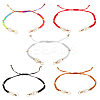 Braided Nylon Cord Bracelet Making AJEW-PH0012-22A-1