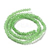 Baking Paint Imitation Jade Glass Bead Strands DGLA-A034-J4MM-A9-3