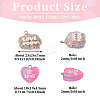 30Pcs 15 Styles Transparent Resin Pendants RESI-CW0001-21-4