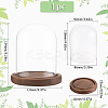 1Pc Glass Dome Cover AJEW-SC0002-60A-04-2