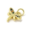 Brass Micro Pave Colorful Cubic Zirconia Charms KK-M283-26B-02-2