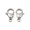 Tarnish Resistant 304 Stainless Steel Lobster Claw Clasps STAS-AB16-4