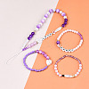 DIY 24 Style Acrylic & ABS Beads Jewelry Making Finding Kit DIY-NB0012-02I-4