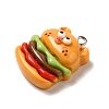 Resin Pendants RESI-A038-02C-2