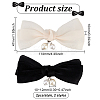 4Pcs 2 Colors Polyester Bowknot Shoe Decorations FIND-FG0002-39-2
