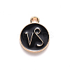 Alloy Enamel Pendants ENAM-S124-01A-08E-2