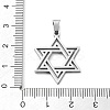 Non-Tarnish 304 Stainless Steel Pendants STAS-D036-04P-3