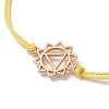 7Pcs 7 Style Alloy Chakra Link Bracelets Set BJEW-JB10017-4