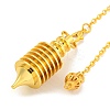 Rack Plating Brass Coil Dowsing Pendulums G-K338-26G-2