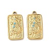 304 Stainless Steel Rhinestone Pendants STAS-L308-02A-G-1