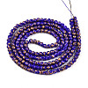 Baking Paint Glass Beads Strands DGLA-N010-4mm-06-2