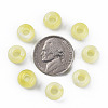 Acrylic European Beads MACR-S375-002B-08-3