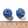 Acrylic Rhinestone Ball Beads OACR-A035-01E-3