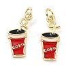 Brass Pendants KK-H002-07A-G-RS-1