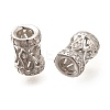 925 Sterling Silver Micro Pave Clear Cubic Zirconia Beads STER-B006-11A-P-1