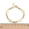 304 Stainless Steel Link & Charm Bracelets for Women LS-BJEW-Z133-04G-3