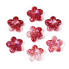 Baking Paint Transparent Glass Beads DGLA-N014-08A-05-1