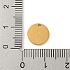 Ion Plating(IP) 304 Stainless Steel Pendants FIND-M017-02G-Y-3