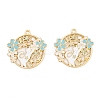Rack Plating Alloy Enamel Pendants FIND-A040-07B-01G-1