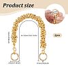 Zinc Alloy Twisted Ring Chain Bag Handles FIND-WH0436-47G-2