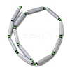 Handmade Lampwork Chevron Beads LAMP-Z019-01-14-2