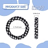 5Pcs Ring Food Grade Eco-Friendly Silicone Beads JX893D-2