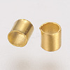 Brass Crimp Beads X-KK-L021-G-2