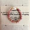 Brass & Natural Freshwater Pearl & Natural Rhodonite Beaded Stretch Rings WGB1DEC-02-1