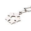 Non-Tarnish Stainless Steel Pendants Necklaces NJEW-K267-01B-P-1