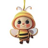 Cute Bees Acrylic Pendant Decoration LS-HJEW-G026-01A-1