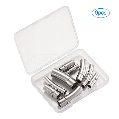304 Stainless Steel Bayonet Clasps & Magnetic Screw Clasps STAS-YS0001-04P-1