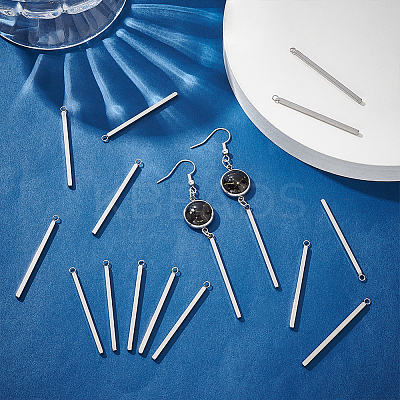 nicraftale 30Pcs 304 Stainless Steel Pendants STAS-UN0053-16-1